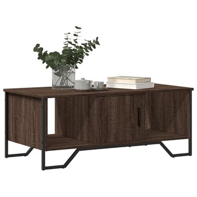 vidaXL Couchtisch Braun Eichen-Optik 100x51x40 cm Holzwerkstoff