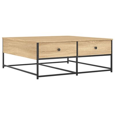 vidaXL Couchtisch Sonoma-Eiche 100x99x40 cm Holzwerkstoff