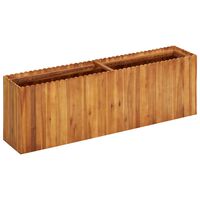 vidaXL Garten-Hochbeet 150 x 30 x 50 cm Massivholz Akazie