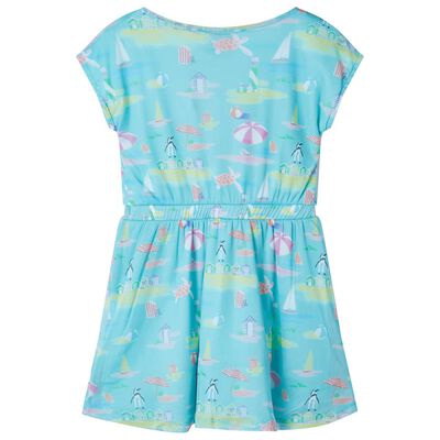 Kinderkleid Hellblau 140