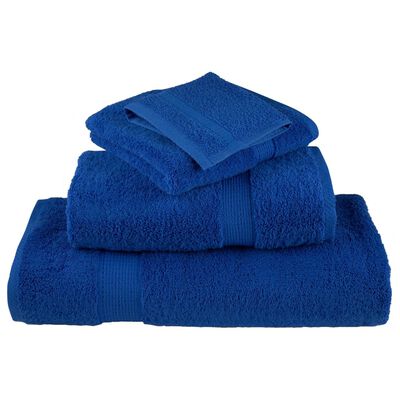 vidaXL 8 tlg. Premium-Handtuch-Set SOLUND Blau 600 g/m²