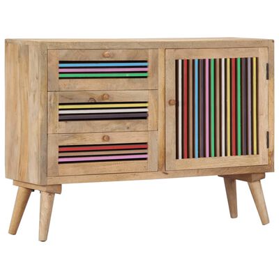 vidaXL Sideboard 100x30x75 cm Massivholz Mango