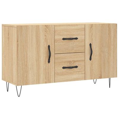 vidaXL Sideboard Sonoma-Eiche 100x36x60 cm Holzwerkstoff