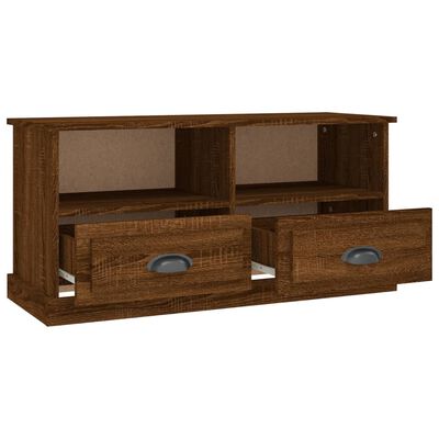 vidaXL TV-Schrank Braun Eichen-Optik 93x35,5x45 cm Holzwerkstoff