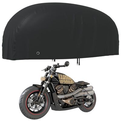 vidaXL Motorrad-Abdeckungen 2 Stk. 265x105x125 cm 210D Oxford-Gewebe