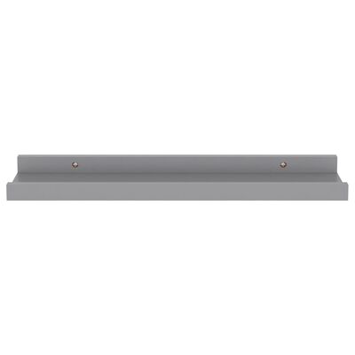 vidaXL Wandregale 4 Stk. Grau 40x9x3 cm