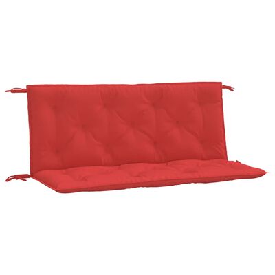 vidaXL Gartenbank-Auflagen 2 Stk. Rot 120x50x7 cm Oxford-Gewebe