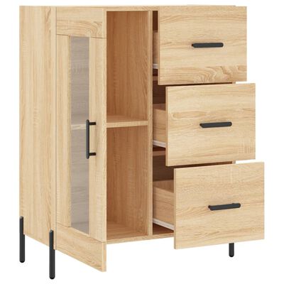 vidaXL Sideboard Sonoma-Eiche 69,5x34x90 cm Holzwerkstoff