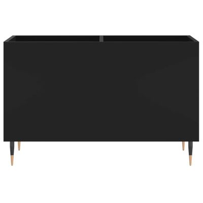 vidaXL Plattenschrank Schwarz 74,5x38x48 cm Holzwerkstoff