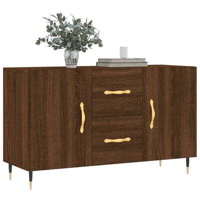 vidaXL Sideboard Braun Eichen-Optik 100x36x60 cm Holzwerkstoff