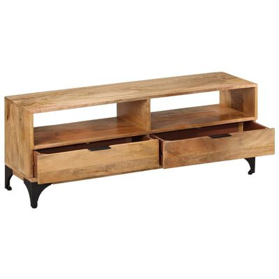 vidaXL TV-Schrank Mangoholz 120x35x45 cm