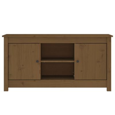 vidaXL TV-Schrank Honigbraun 103x36,5x52 cm Massivholz Kiefer