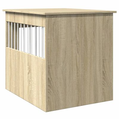 vidaXL Hundekäfig im Möbelstil Sonoma-Eiche 64,5x80x71cm Holzwerkstoff