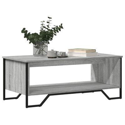 vidaXL Couchtisch Grau Sonoma 100x51x40 cm Holzwerkstoff