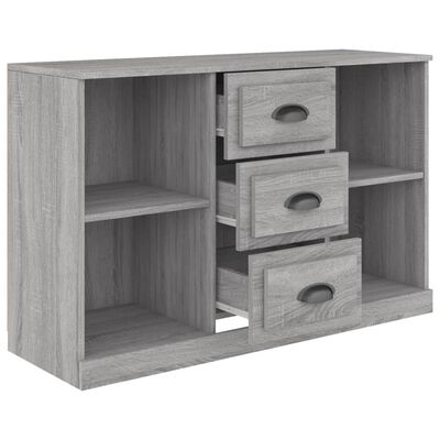 vidaXL Sideboard Grau Sonoma 104,5x35,5x67,5 cm Holzwerkstoff