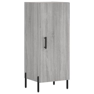 vidaXL Highboard Grau Sonoma 34,5x34x180 cm Holzwerkstoff