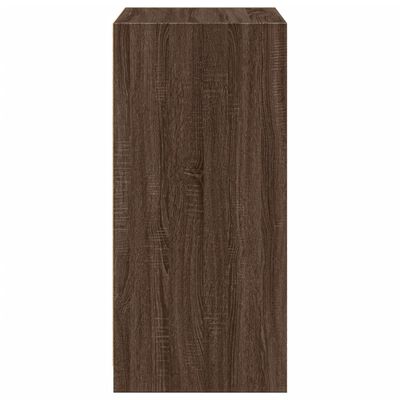 vidaXL Kleiderschrank Braun Eichen-Optik 48x41x102 cm Holzwerkstoff