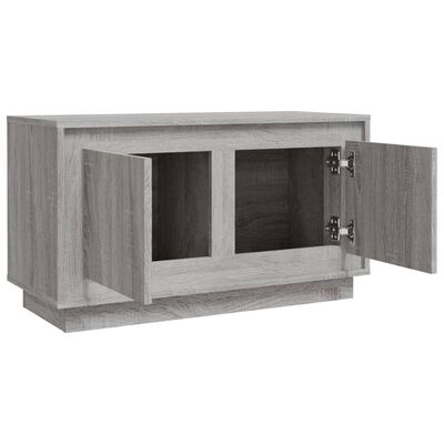 vidaXL TV-Schrank Grau Sonoma 80x35x45 cm Holzwerkstoff