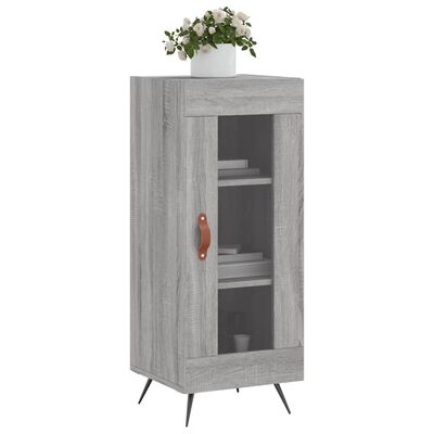 vidaXL Sideboard Grau Sonoma 34,5x34x90 cm Holzwerkstoff