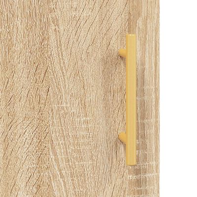 vidaXL Wandschrank Sonoma-Eiche 60x31x60 cm Holzwerkstoff