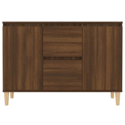 vidaXL Sideboard Braun Eichen-Optik 103,5x35x70 cm Holzwerkstoff