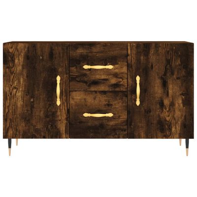 vidaXL Sideboard Räuchereiche 100x36x60 cm Holzwerkstoff