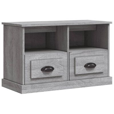 vidaXL TV-Schrank Grau Sonoma 80x35x50 cm Holzwerkstoff