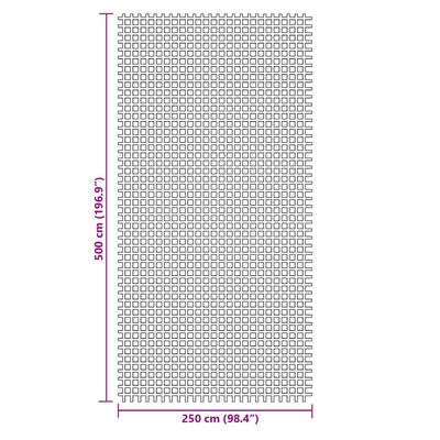 vidaXL Campingteppich Grün 5x2,5 m