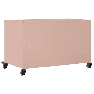 vidaXL TV-Schrank Rosa 68x39x43,5 cm Stahl