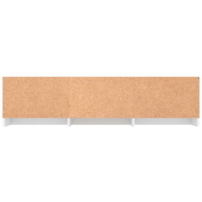 vidaXL TV-Schrank Hochglanz-Weiß 140x40x35,5 cm Holzwerkstoff