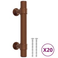 vidaXL Möbelgriffe 10 Stk. Bronzen 64 mm Edelstahl