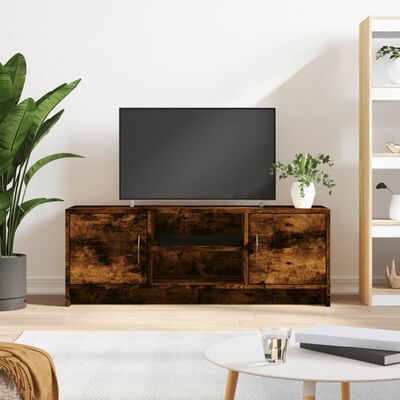 vidaXL TV-Schrank Räuchereiche 102x30x37,5 cm Holzwerkstoff