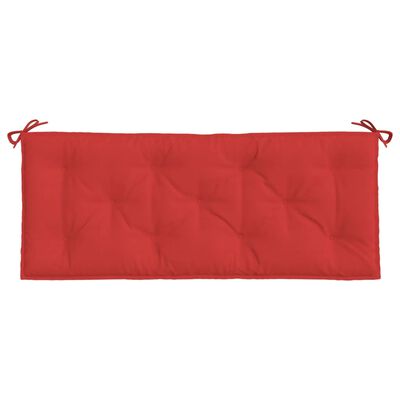 vidaXL Gartenbank-Auflage Rot 120x50x7 cm Oxford-Gewebe