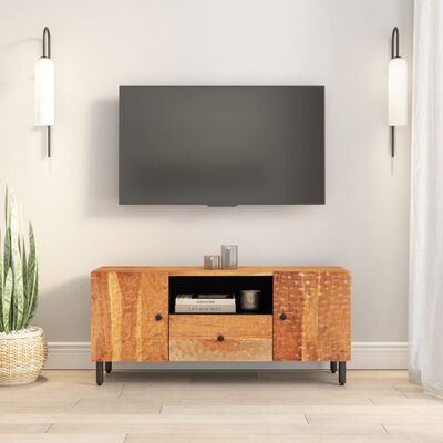 vidaXL TV-Schrank 105x33x46 cm Massivholz Akazie