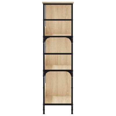 vidaXL Bücherregal Sonoma-Eiche 78,5x33x117,5 cm Holzwerkstoff