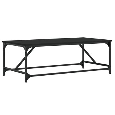 vidaXL Couchtisch Schwarz 100x50x35 cm Holzwerkstoff