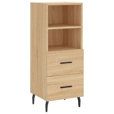 vidaXL Highboard Sonoma-Eiche 34,5x34x180 cm Holzwerkstoff