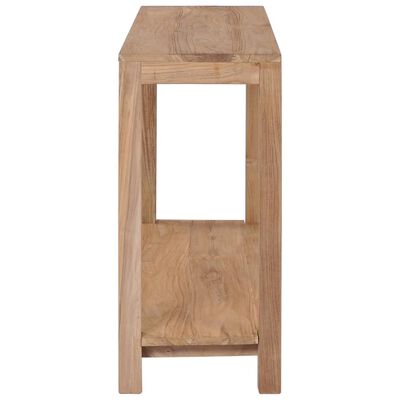 vidaXL Konsolentisch 120x35x75 cm Teak Massivholz