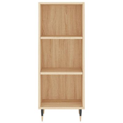 vidaXL Highboard Sonoma-Eiche 34,5x32,5x180 cm Holzwerkstoff