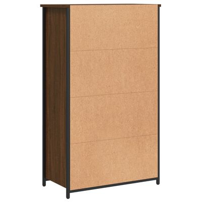 vidaXL Highboard Braun Eichen-Optik 62x32x103,5 cm Holzwerkstoff