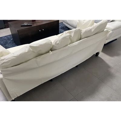 vidaXL B-Ware 2-Sitzer-Sofa Creme 120 cm Kunstleder