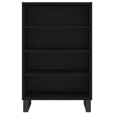 vidaXL Highboard Schwarz 57x35x90 cm Holzwerkstoff