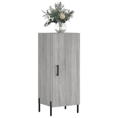 vidaXL Sideboard Grau Sonoma 34,5x34x90 cm Holzwerkstoff