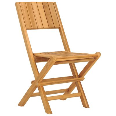 vidaXL Gartenstühle 8 Stk. Klappbar 47x61x90 cm Massivholz Teak