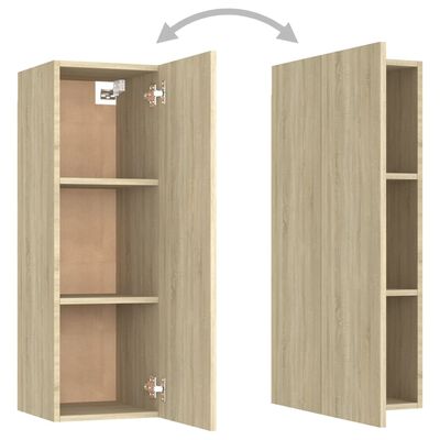 vidaXL 10-tlg. TV-Schrank-Set Sonoma-Eiche Holzwerkstoff