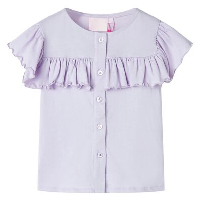 Kinder-T-Shirt Lila 128