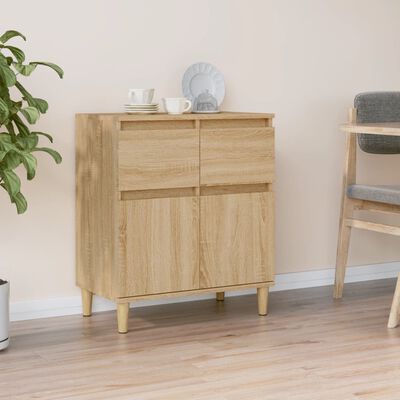 vidaXL Sideboard Sonoma-Eiche 60x35x70 cm Holzwerkstoff