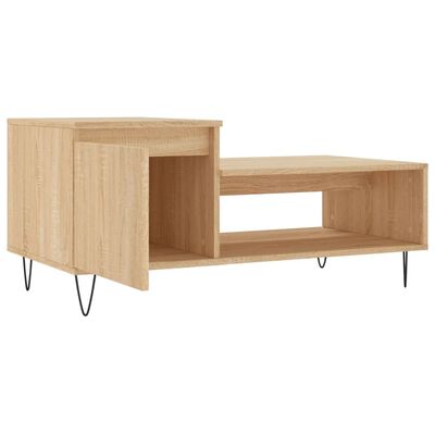 vidaXL Couchtisch Sonoma-Eiche 100x50x45 cm Holzwerkstoff