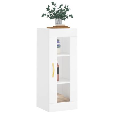 vidaXL Wandschrank Weiß 34,5x34x90 cm