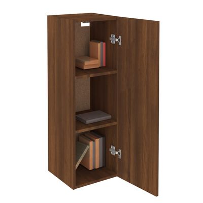 vidaXL TV-Schrank Braun Eichen-Optik 30,5x30x90 cm Holzwerkstoff